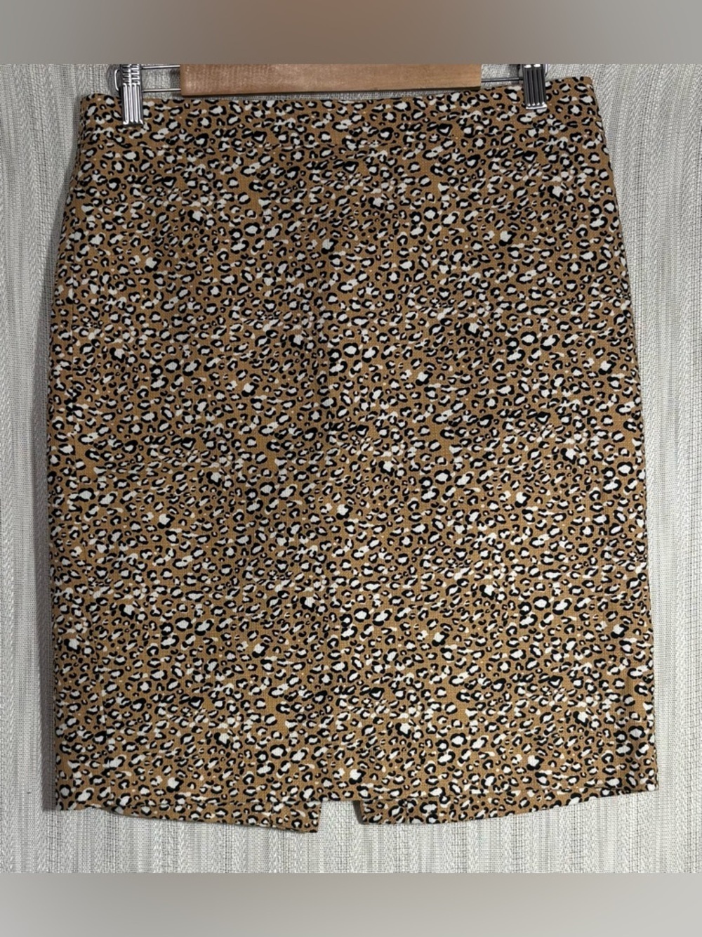 J. Crew Factory Leopard Print Mini Skirt in Tan and Black